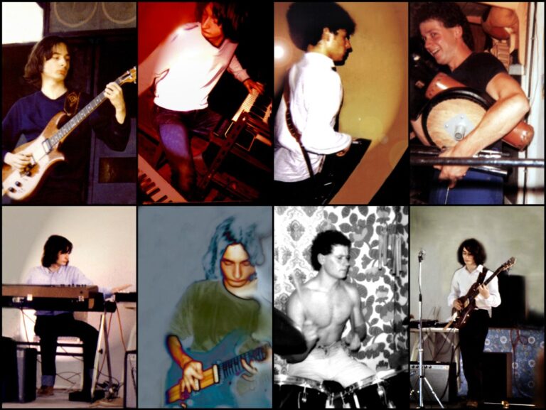 Le groupe CONCEPT en 1982 (Jean-Luc Payssan / Thierry Payssan / Eric Rebeyrol / François Péron).