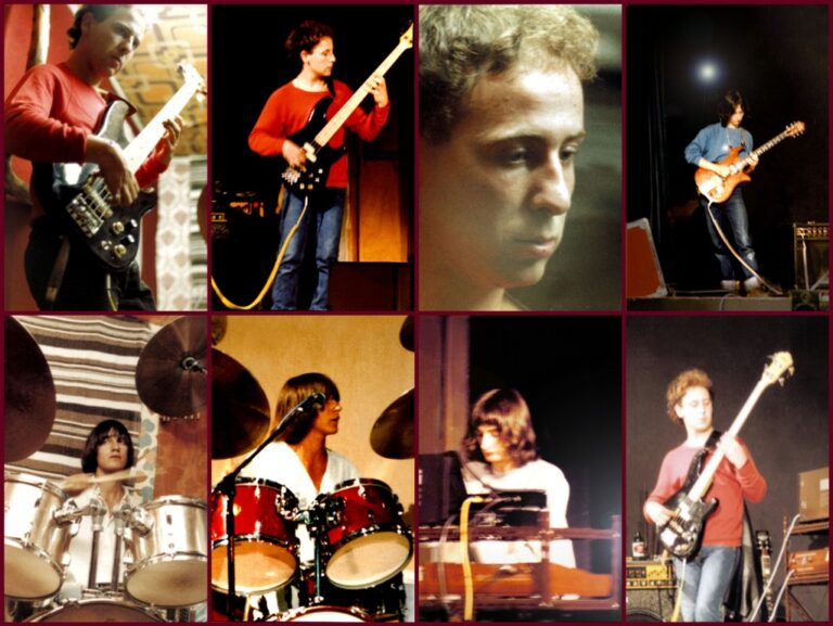 Le Groupe CONCEPT en 1983 : Eric Rebeyrol / Jean-Luc Payssan / Antoine Fillon / Thierry Payssan).